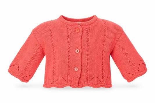 Girls UK Size 0-3 Months Adams Pink Cardigan Jumper