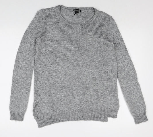 Womens UK Size XS H&M Grey Pullover Jumper