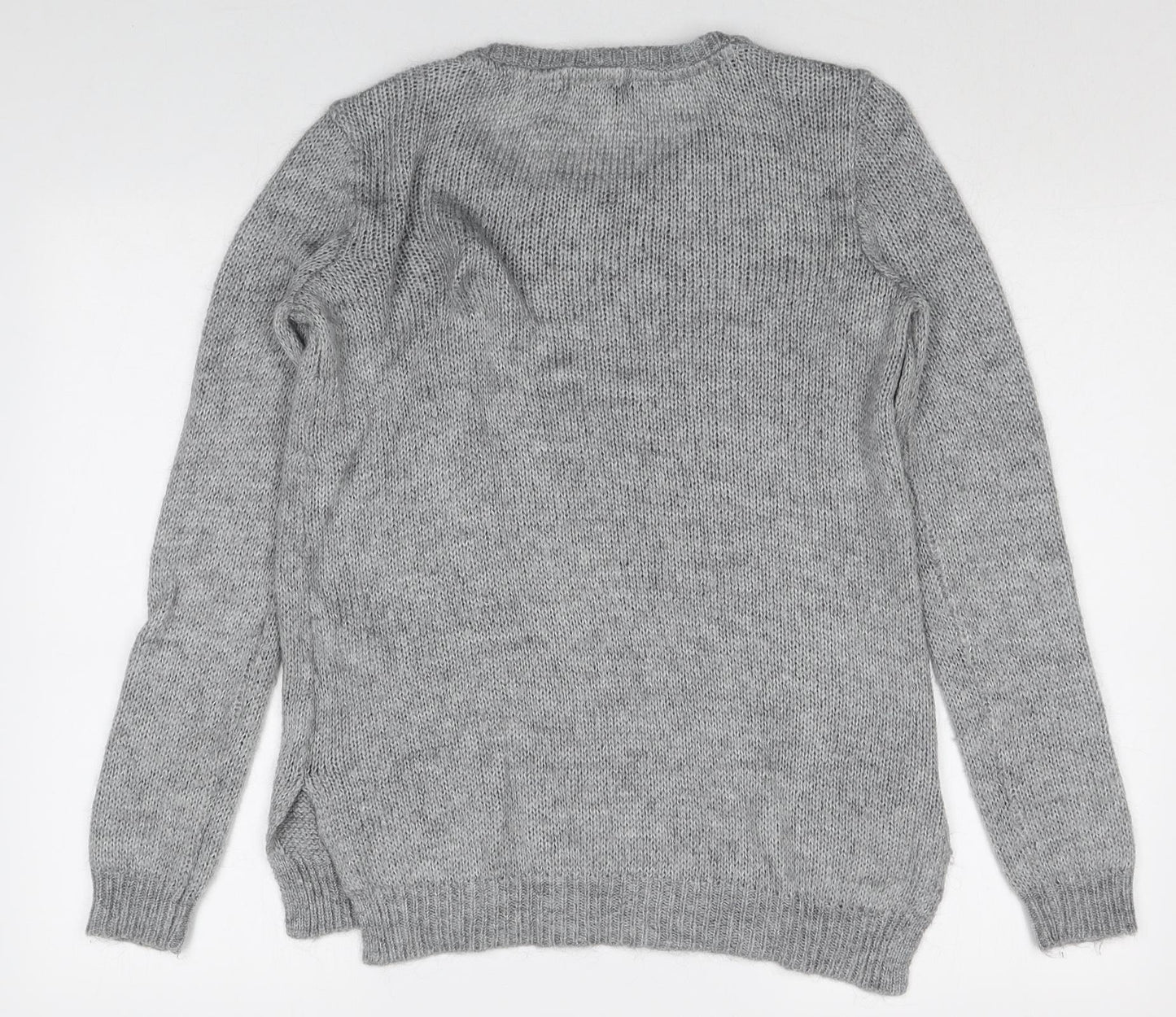 Womens UK Size XS H&M Grey Pullover Jumper