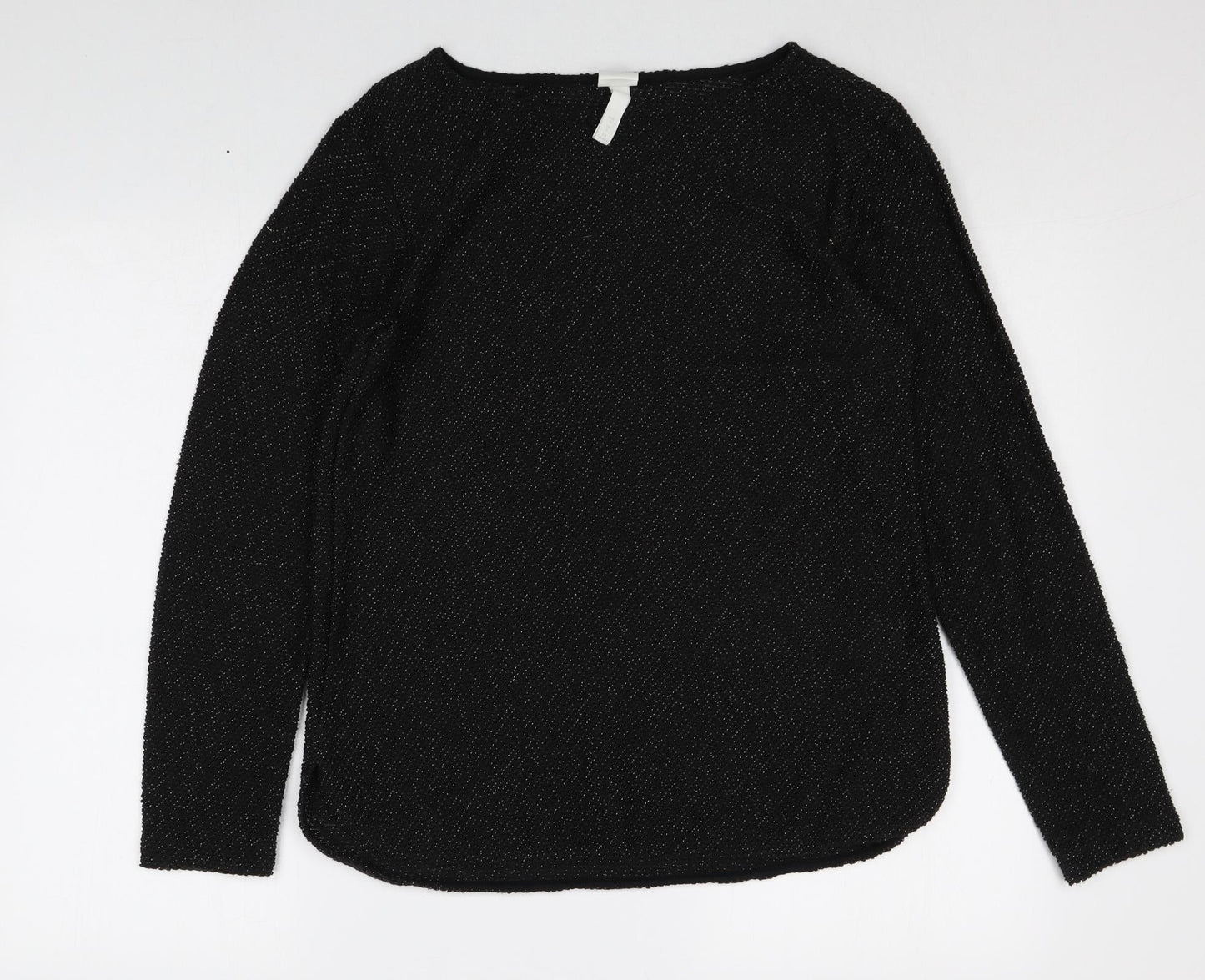Womens UK Size S H&M Black Pullover Jumper