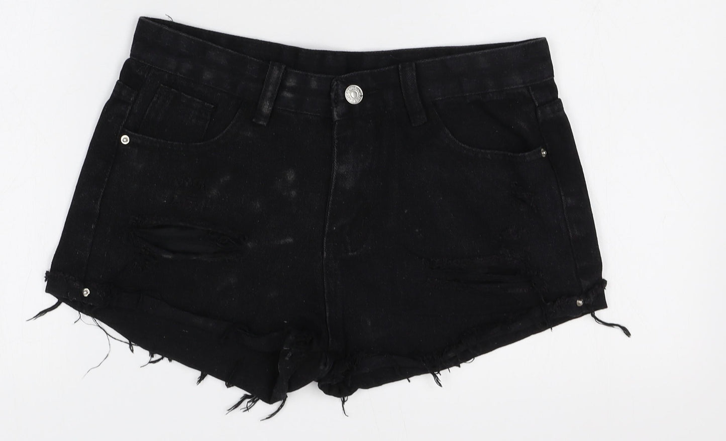 Womens UK Size L Preworn Regular Fit Hot Pants Shorts
