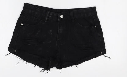 Womens UK Size L Preworn Regular Fit Hot Pants Shorts