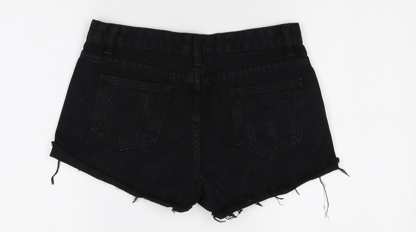 Womens UK Size L Preworn Regular Fit Hot Pants Shorts