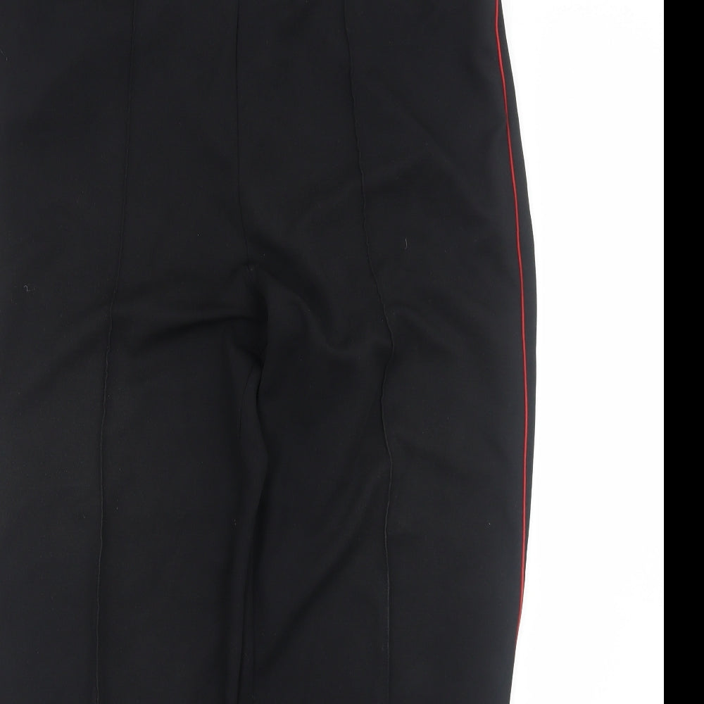 Trakman Sports Womens Black Cotton Trousers Size XL Regular Drawstring