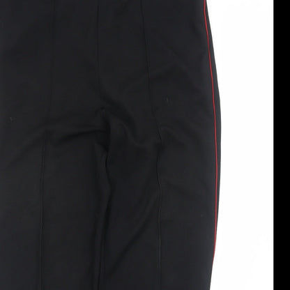 Trakman Sports Womens Black Cotton Trousers Size XL Regular Drawstring