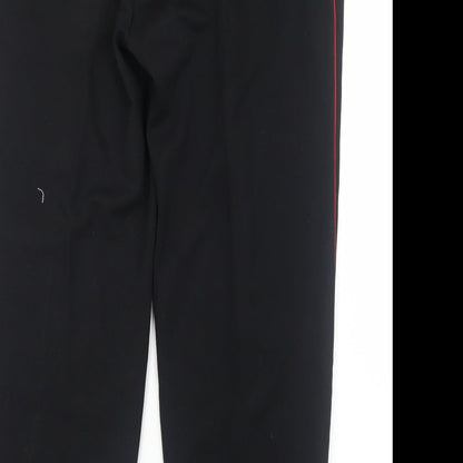 Trakman Sports Womens Black Cotton Trousers Size XL Regular Drawstring