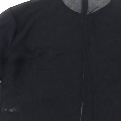 Marks and Spencer Womens Black Jacket Blazer Size 14 Hook & Eye