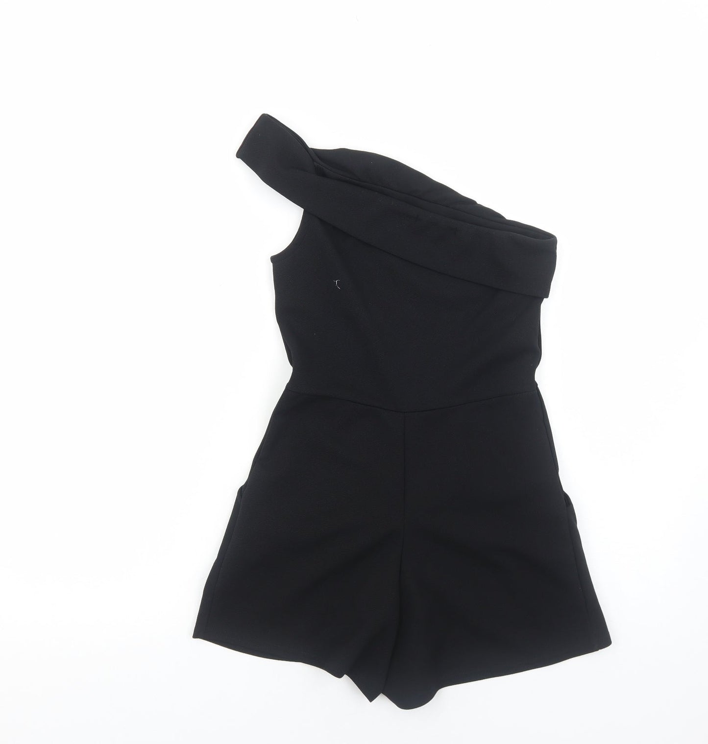 Cameo Rose Womens Black Polyester Playsuit One-Piece Size 8 Pullover