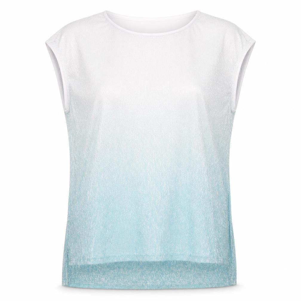 Womens UK Size M Oasis Silver Basic T-Shirt