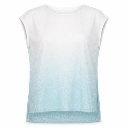 Womens UK Size M Oasis Silver Basic T-Shirt
