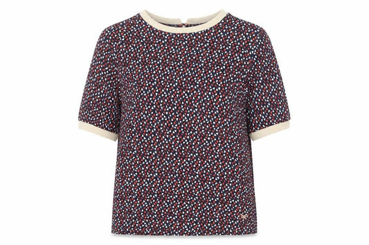 Womens UK Size 8 Crew Clothing Blue Basic T-Shirt