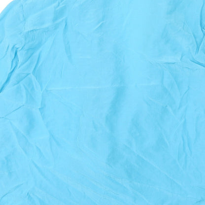 Womens UK Size 12 Preworn Blue Basic Blouse