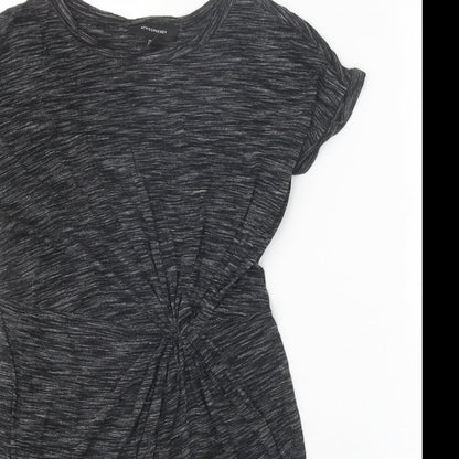 Atmosphere Womens Grey Viscose T-Shirt Dress Size 6 Round Neck Pullover