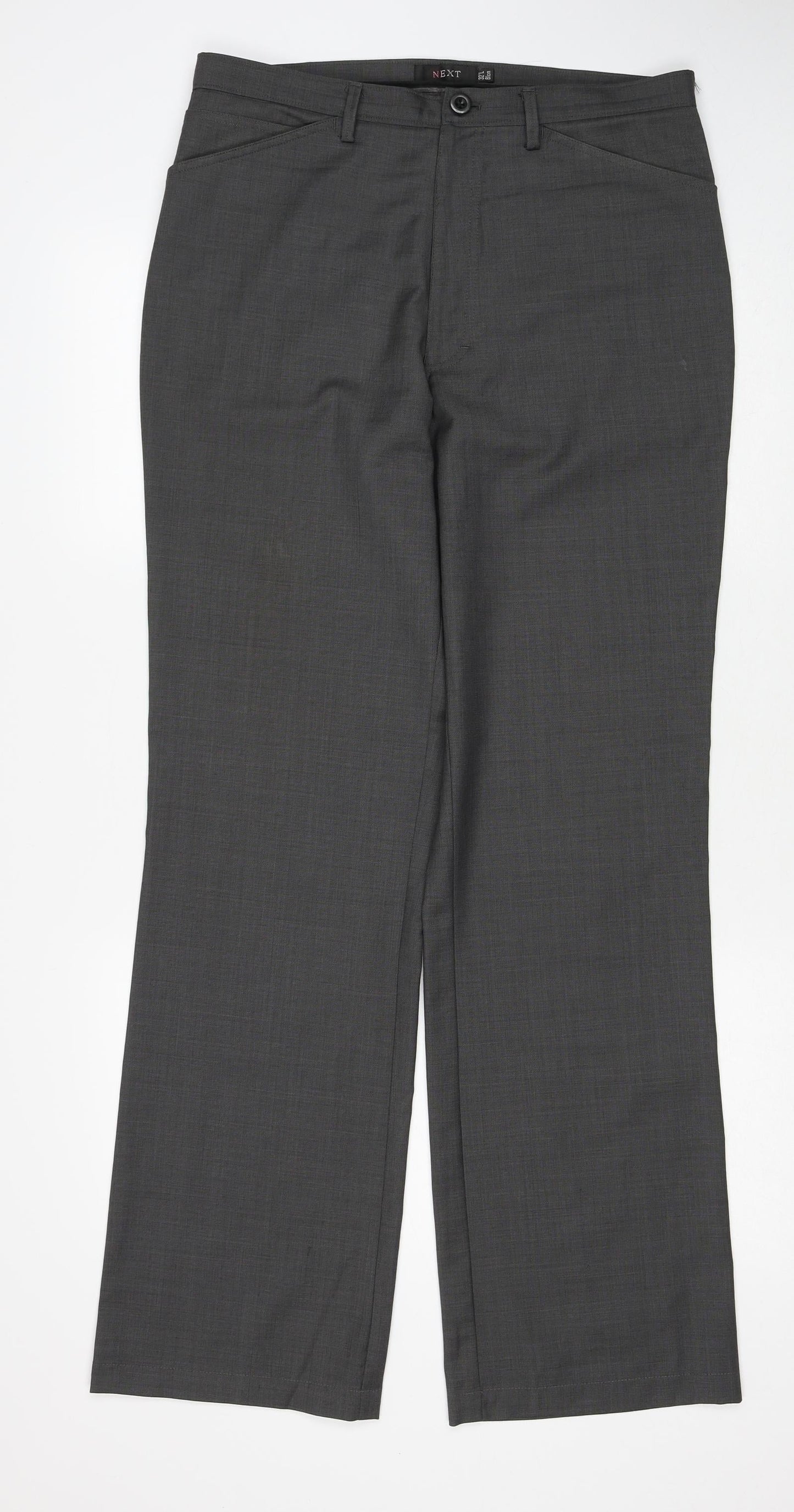Womens UK Size 32 in NEXT Regular Fit  Grey Trousers