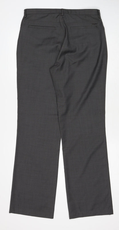 Womens UK Size 32 in NEXT Regular Fit  Grey Trousers