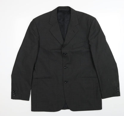 Mens UK Size 40 Burton Regular Grey Suit Jacket