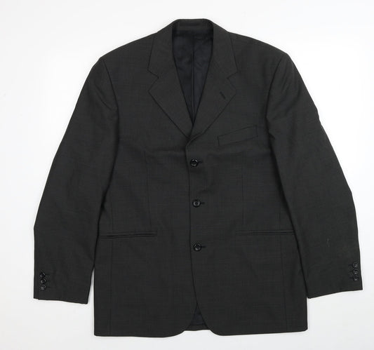 Mens UK Size 40 Burton Regular Grey Suit Jacket