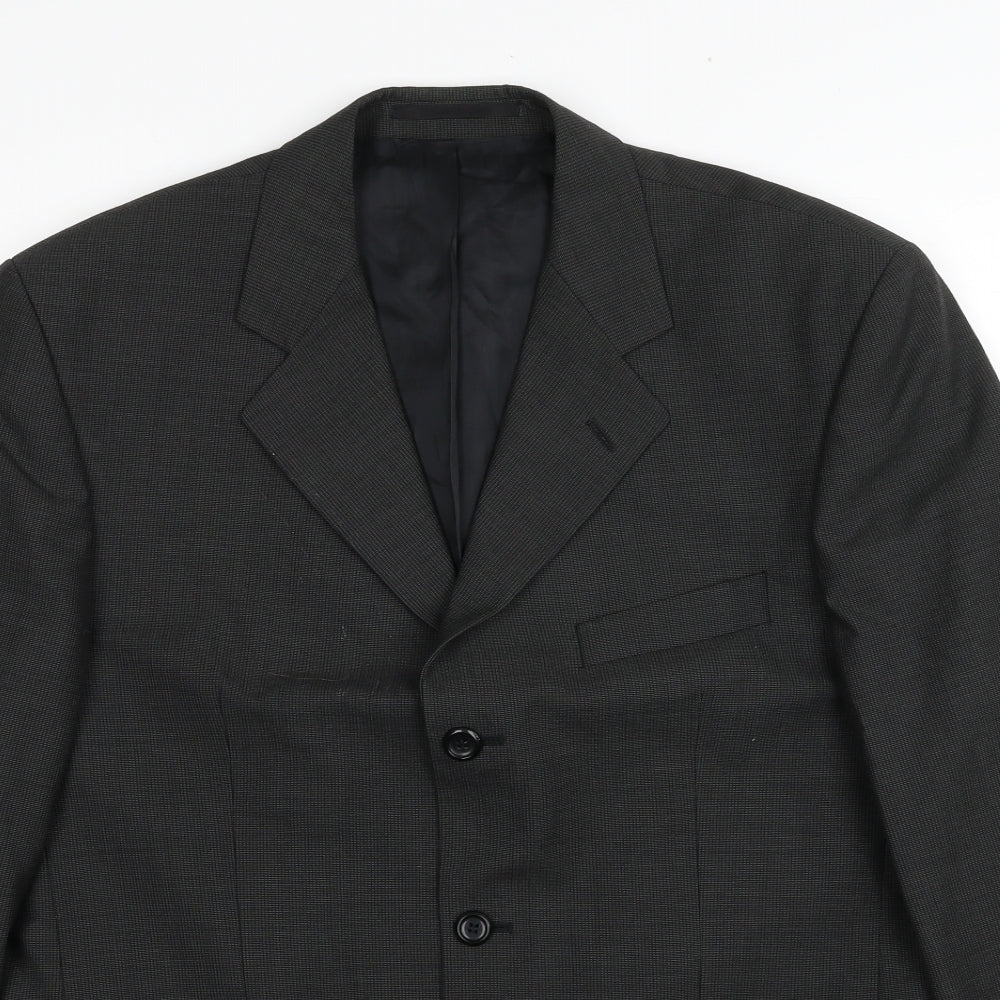 Mens UK Size 40 Burton Regular Grey Suit Jacket