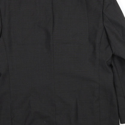 Mens UK Size 40 Burton Regular Grey Suit Jacket
