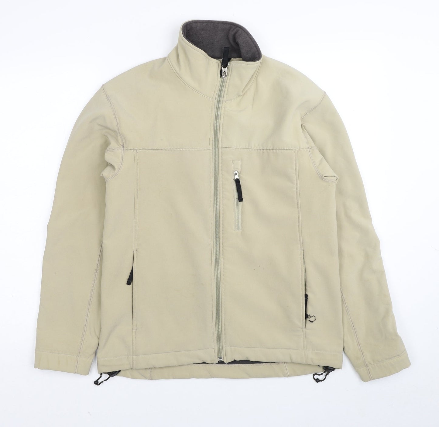 Crane Sports Womens Beige Jacket Size XS Zip - Unisex