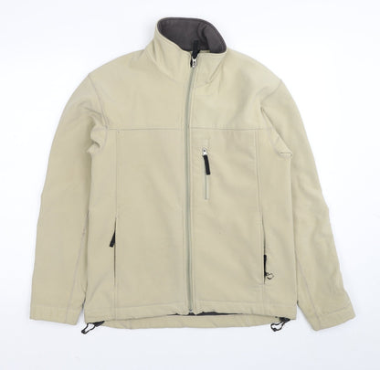 Crane Sports Womens Beige Jacket Size XS Zip - Unisex