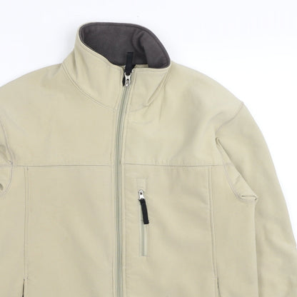 Crane Sports Womens Beige Jacket Size XS Zip - Unisex
