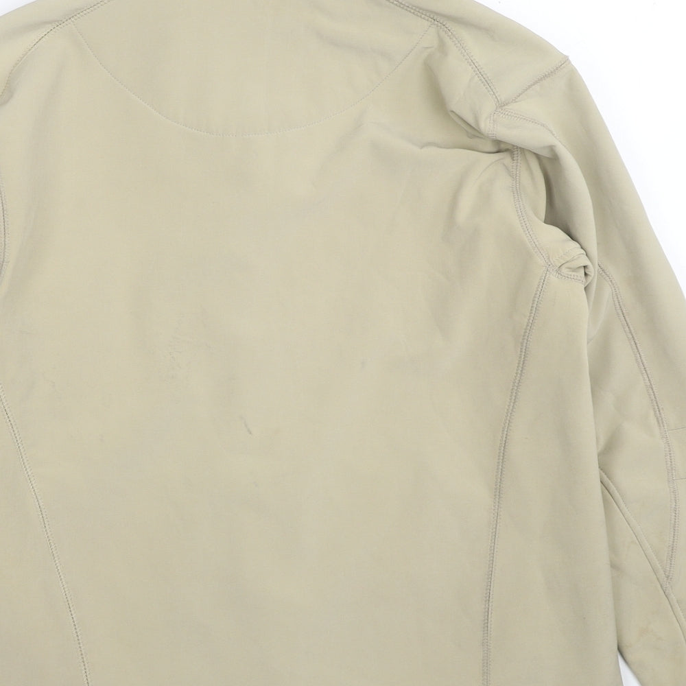 Crane Sports Womens Beige Jacket Size XS Zip - Unisex