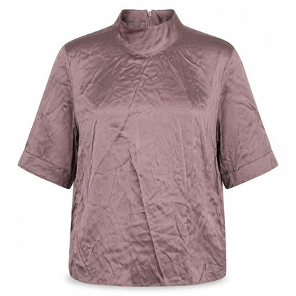 Womens UK Size 6 YAYA Brown Basic Blouse
