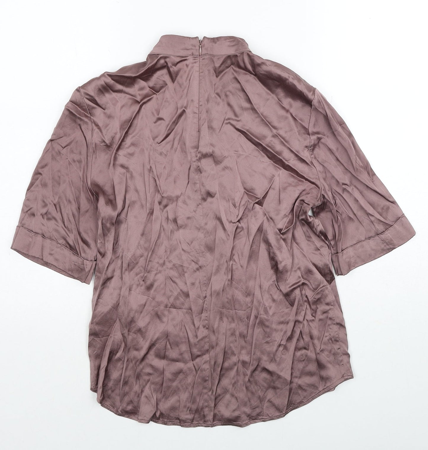 Womens UK Size 6 YAYA Brown Basic Blouse