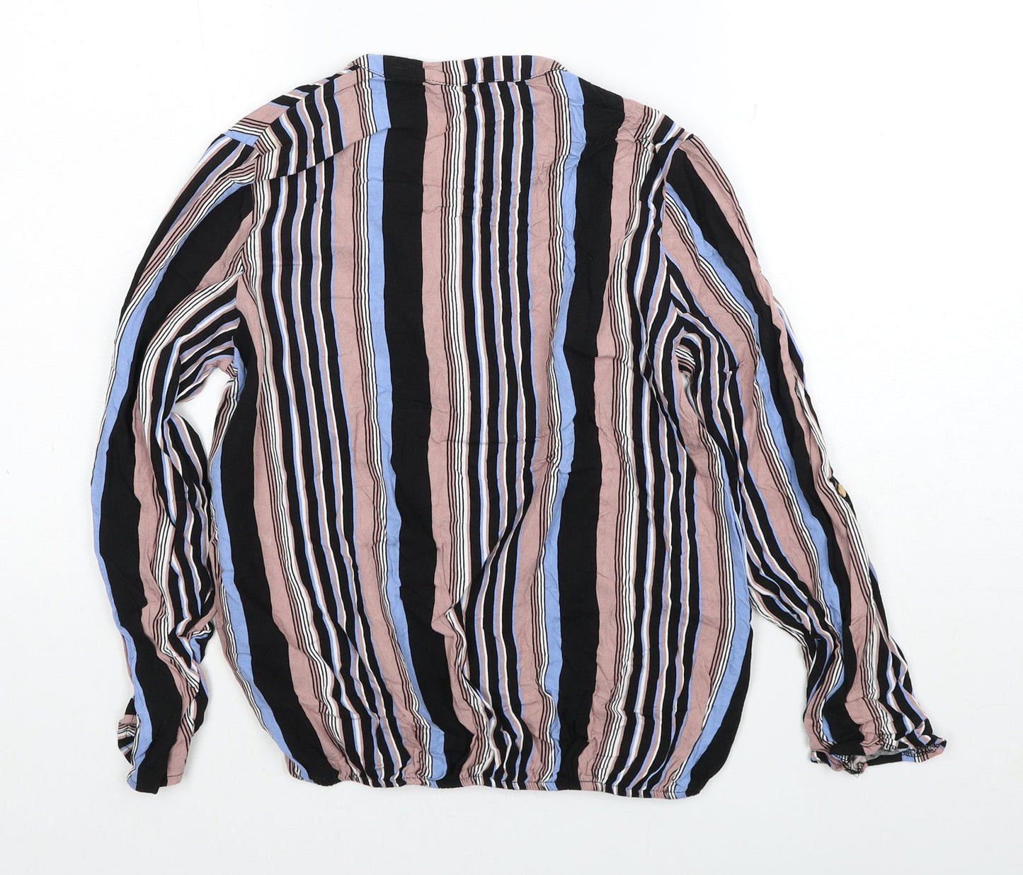 Womens UK Size 10 Selected Multicoloured Basic Blouse