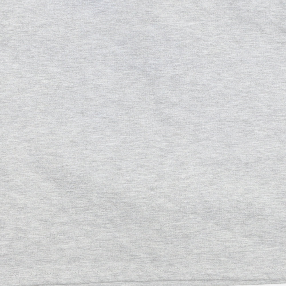 Lipsy Girls Grey Cotton Pullover Sweatshirt Size 13-14 Years Pullover - Christmas Pom Pom Detail