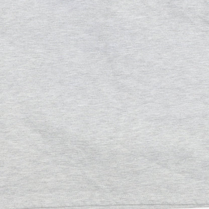 Lipsy Girls Grey Cotton Pullover Sweatshirt Size 13-14 Years Pullover - Christmas Pom Pom Detail