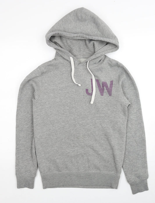 Womens UK Size XS Jack Wills Grey Pullover Hoodie