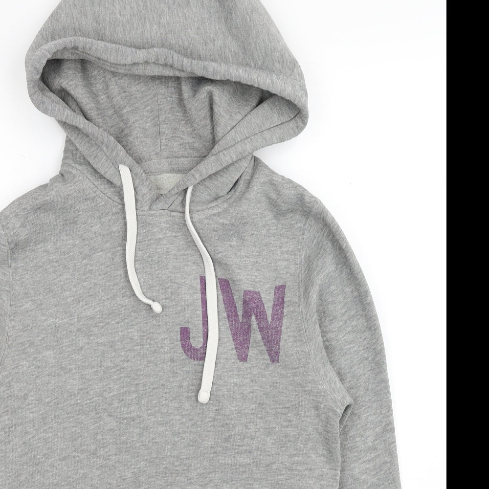 Womens UK Size XS Jack Wills Grey Pullover Hoodie