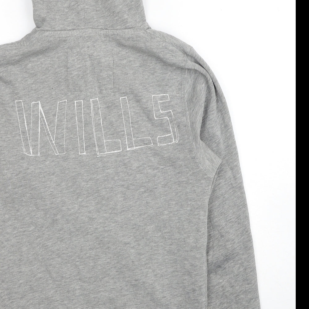 Womens UK Size XS Jack Wills Grey Pullover Hoodie