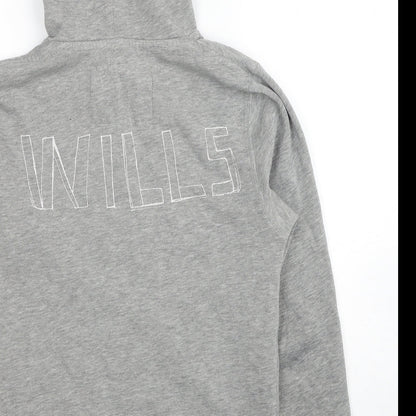 Womens UK Size XS Jack Wills Grey Pullover Hoodie