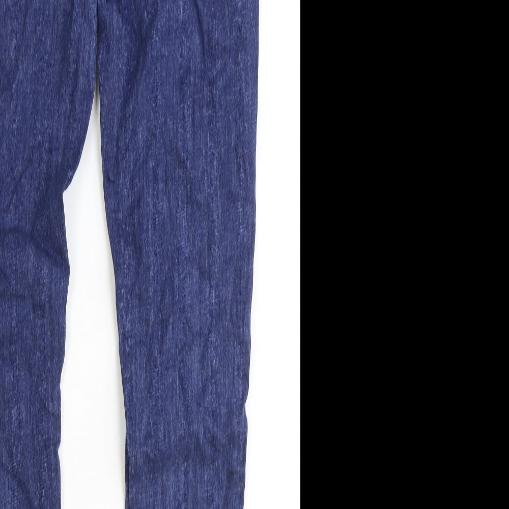 Brooke Womens Blue Cotton Straight Jeans Size 29 in Slim Zip