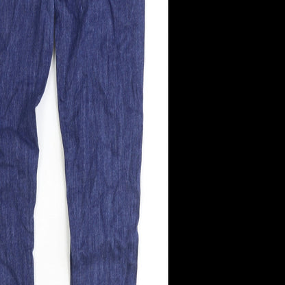 Brooke Womens Blue Cotton Straight Jeans Size 29 in Slim Zip