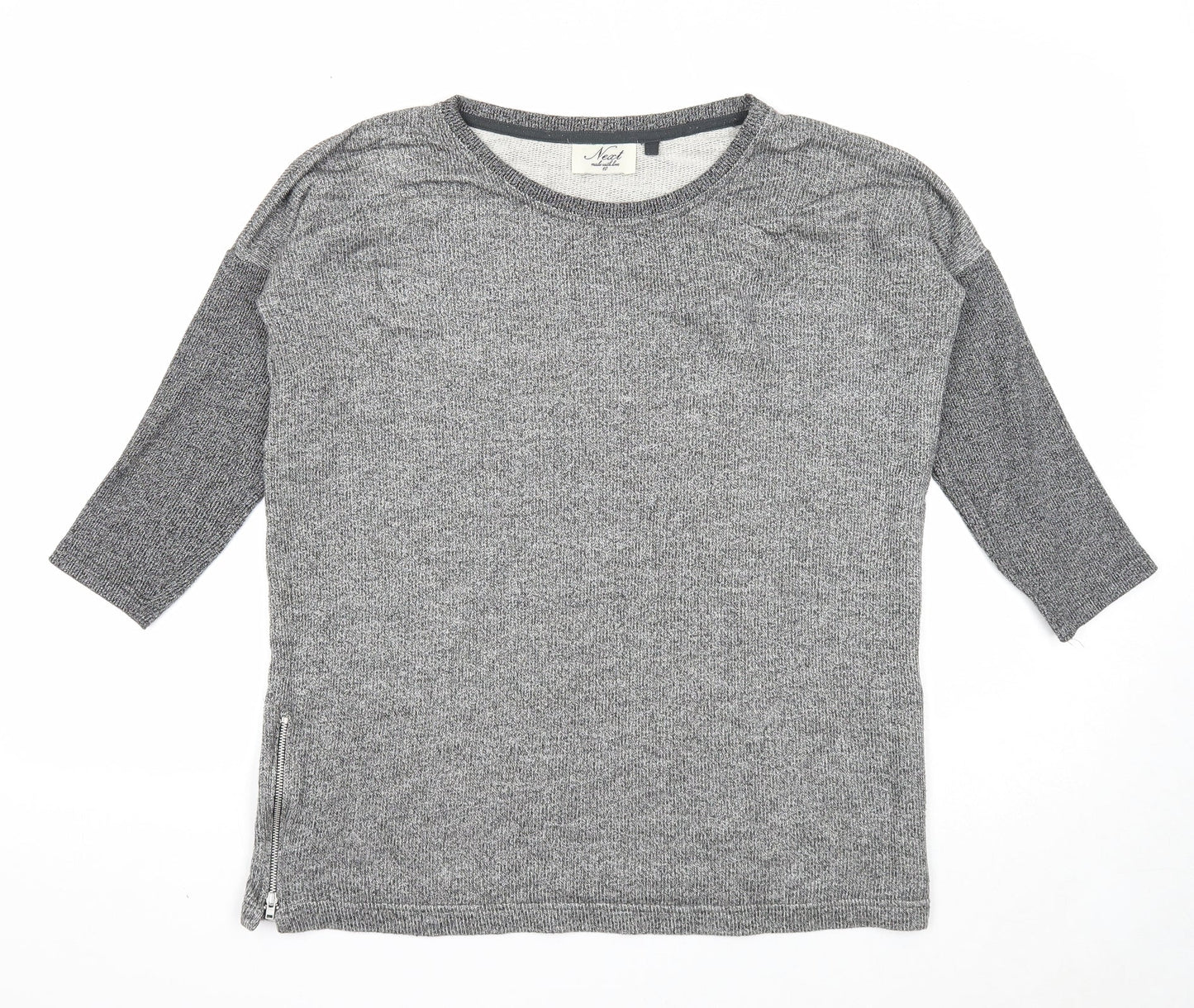 Womens UK Size 10 NEXT Grey Pullover Jumper