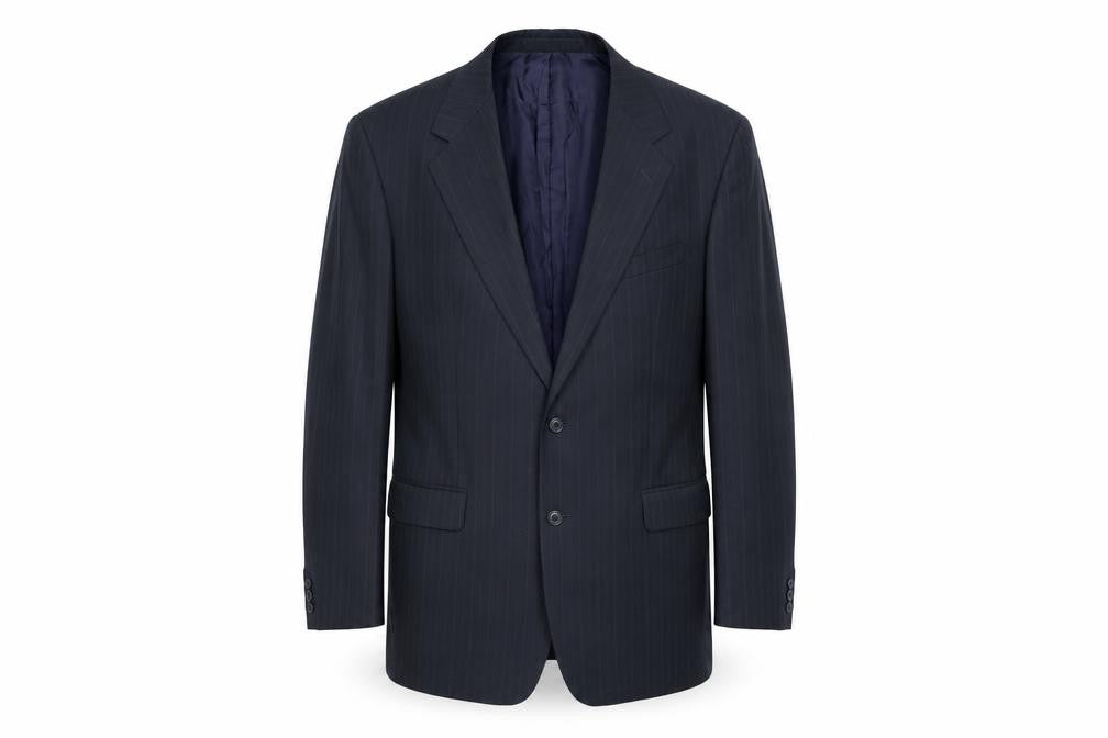 Mens UK Size 46 Marks and Spencer Regular Blue Suit Jacket