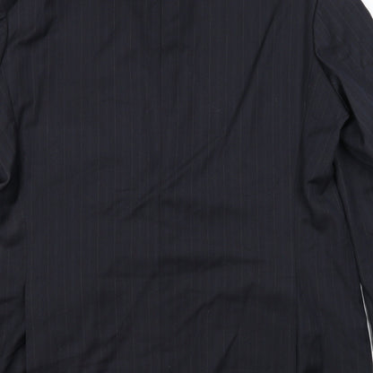 Mens UK Size 46 Marks and Spencer Regular Blue Suit Jacket