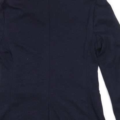 ASOS Mens Blue Polyester Jacket Blazer Size 38 Regular