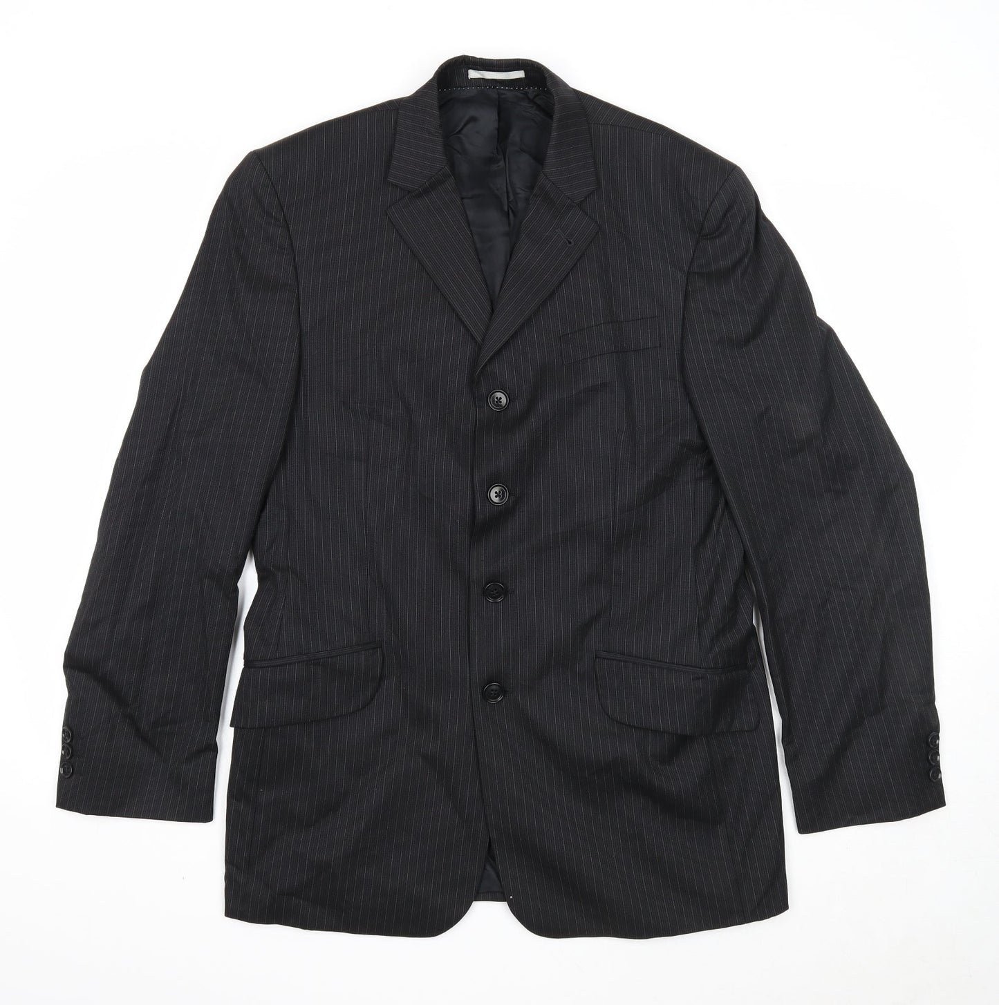 Mens UK Size 38 NEXT Regular Black Suit Jacket