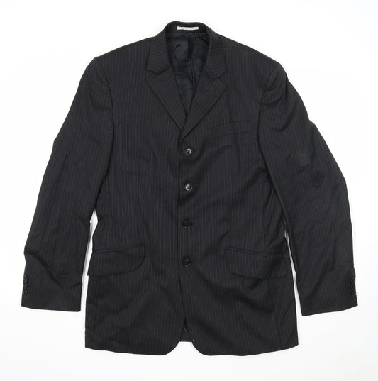 Mens UK Size 38 NEXT Regular Black Suit Jacket