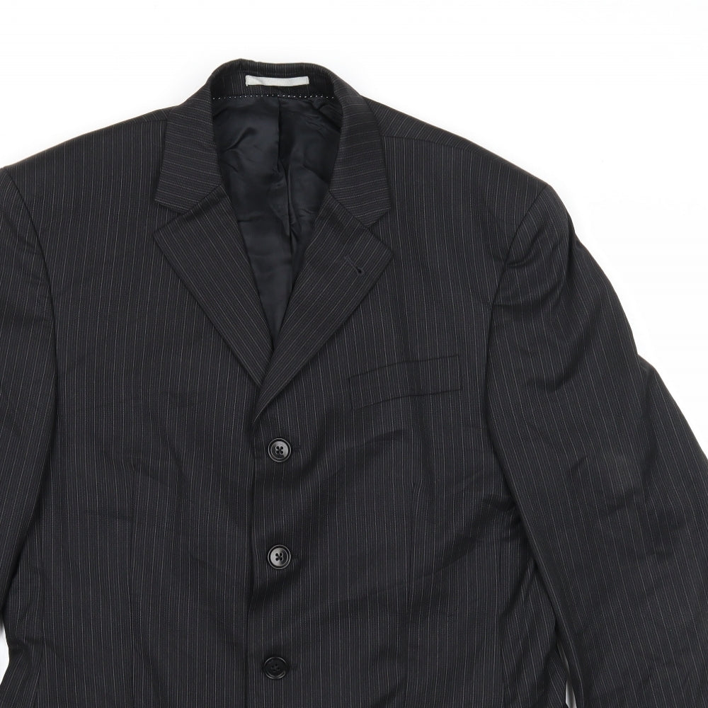 Mens UK Size 38 NEXT Regular Black Suit Jacket