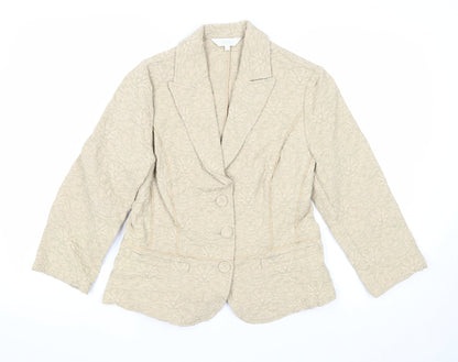 Womens UK Size S Marks and Spencer Beige Jacket