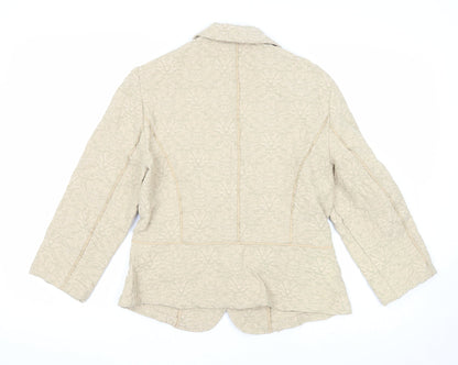 Womens UK Size S Marks and Spencer Beige Jacket