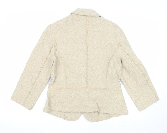 Womens UK Size S Marks and Spencer Beige Jacket