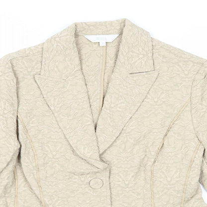 Womens UK Size S Marks and Spencer Beige Jacket
