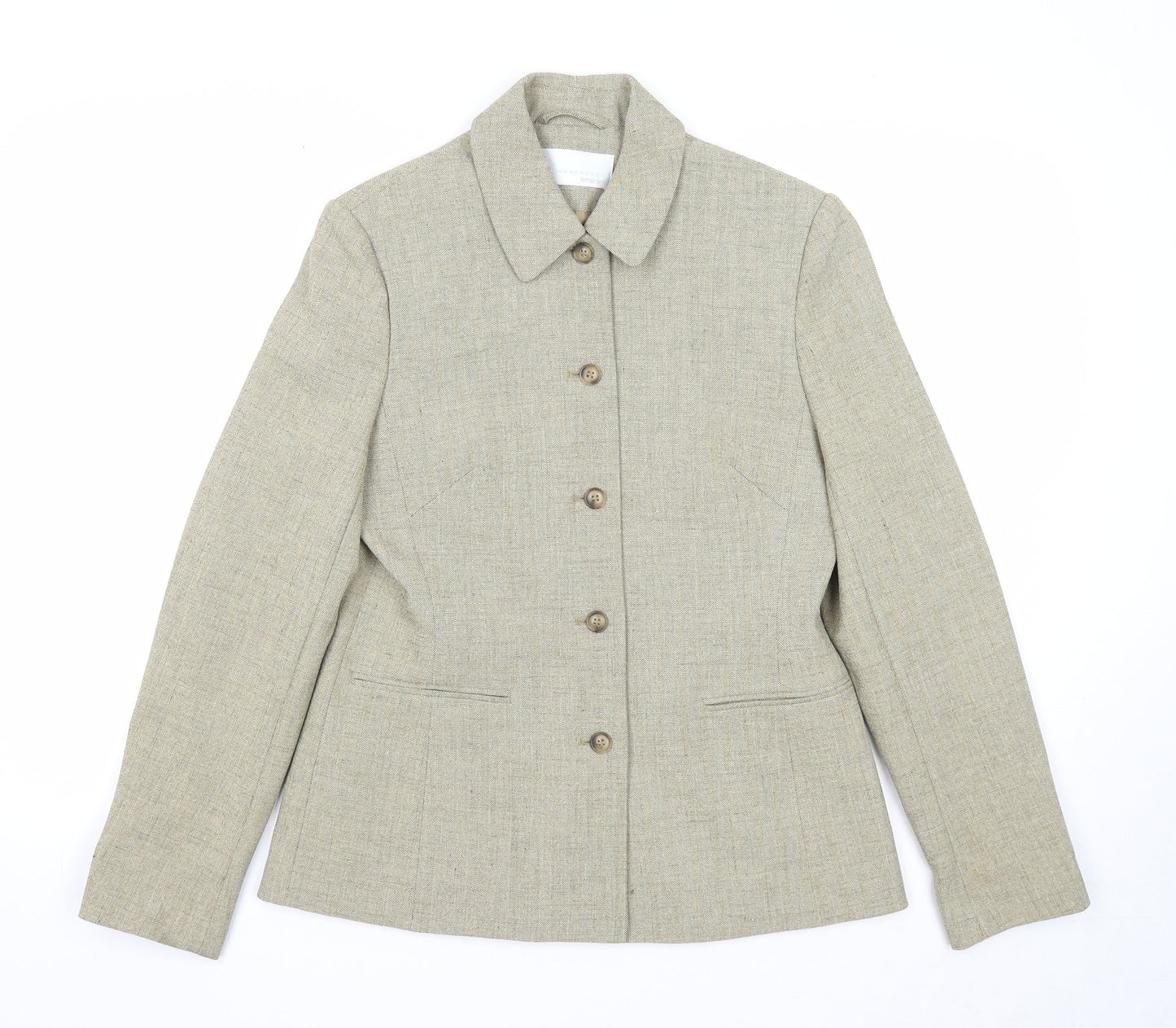Womens UK Size 10 AMARANTO Beige Jacket